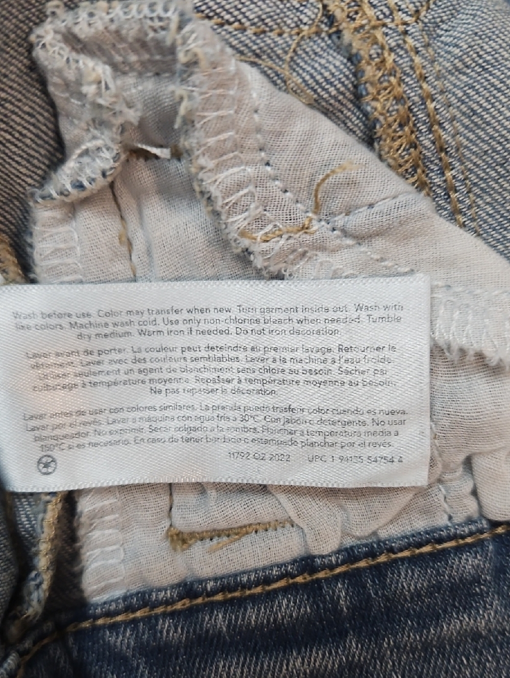 Carter's Jean Jacket NEW Baby Girl 6 Months - Picture 6 of 8